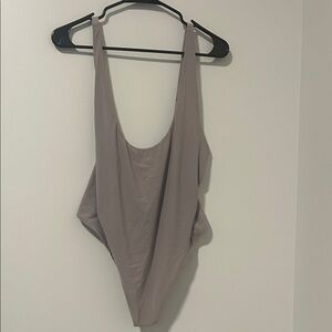 NWT Lululemon Wundermost Low Scoop Back Bodysuit Lavender Purple Size XL